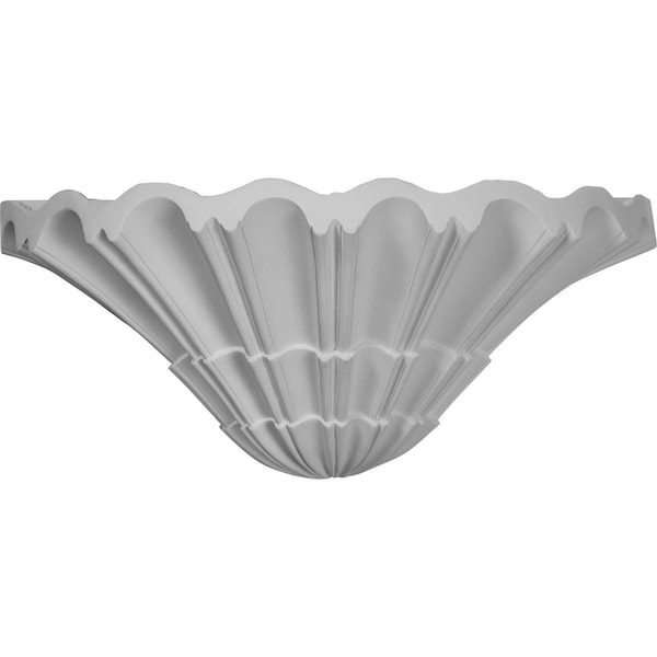 Ekena Millwork 7 1/2"W x 8"D x 16 1/8"H, Sea Shell Sconce SCO07X08X16SH - main